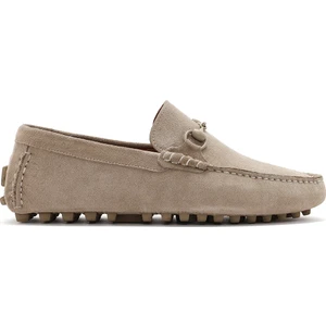Erkek Vizon Süet Deri Loafer 25SFD630810