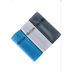 Sev Clean Mikrofiber 3'lü Temizlik Bezi, Toz Kir Leke Bırakmaz, Silgeç Bez