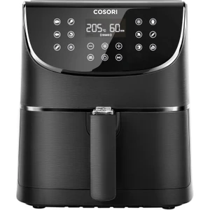 Premium XXL 5.8-Quart ( 5.5 Litre ) - Wi-Fi özellikli 1700W Dokunmatik Panelli Yağsız AirFryer Fritöz - Siyah