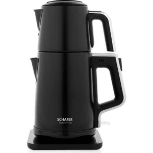 Teaform Plus Elektrikli Çelik Çay Makinesi Siyah