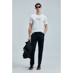 Fusıon Modern Grafik T- Shirt Siyah