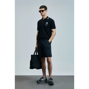 Sandor Smart Erkek Polo Tişört Siyah