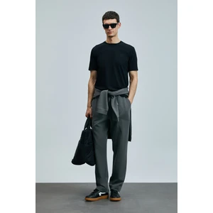 Pablo Modern Grafik T- Shirt Siyah
