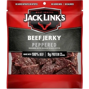 Jack Link's Meat Snacks Lınk's Beef Jerky Peppered Seasoned Wıth Cracked Black Pepper 92 gr