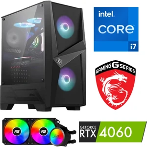 Gaming Pc Ddr5 -Rtx 4060 8gb – Intel I7 14700KF – 32GB Ddr5 Ram – 2 Tb HDD 3.5 – 1tb M.2 SSD – Windows 11 Pro- Sıvı Sogutmalı
