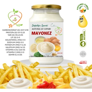 Naturel Tarım Naturel Ev Yapımı Mayonez 550 gr