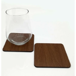 Ahşap Bardak Altlığı 6 Adet