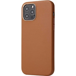 Apple iPhone 12 Pro Max Kılıf Eyzi Kapak-Kahverengi