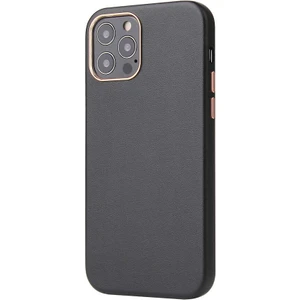 Apple iPhone 12 Pro Max Kılıf Eyzi Kapak-Siyah