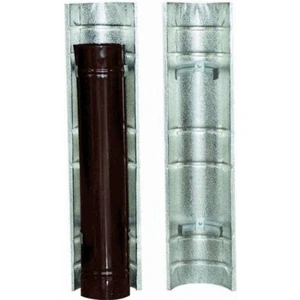 Isı Kes Amyantı Tavan Isı Koruyucu Soba Borusu 3 Adet