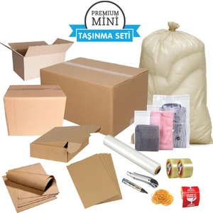 Premium Mini Taşınma Seti | 20 Parça Koli ve Ambalaj Malzemesi | Ev ve Ofis Taşıma Koli Seti