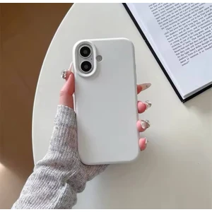 Apple Iphone 16 Uyumlu Kılıf Yumuşak Silikon Içi Kadife Lansman Kapak .