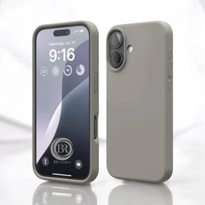Apple Iphone 16 Uyumlu Kılıf Yumuşak Silikon Içi Kadife Lansman Kapak .