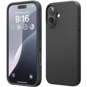 Apple Iphone 16 Uyumlu Kılıf Yumuşak Silikon Içi Kadife Lansman Kapak .