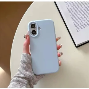 Apple Iphone 16 Uyumlu Kılıf Yumuşak Silikon Içi Kadife Lansman Kapak .