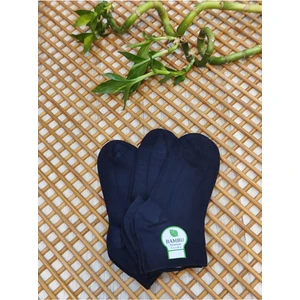 Rocks For Bambu Patik Kadın 3 Çift Dikişsiz Çorap