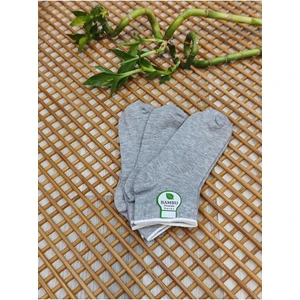 Rocks For Bambu Patik Kadın 3 Çift Dikişsiz Çorap