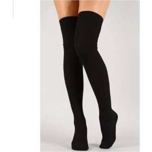 Rocks For Kadın Diz Üstü Şık   Pamuklu Çorap