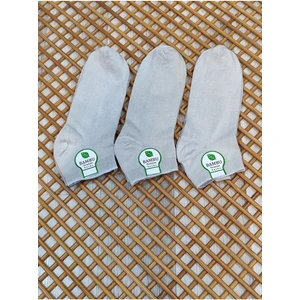 Rocks For Bambu Patik Erkek 3 Çift Dikişsiz Çorap