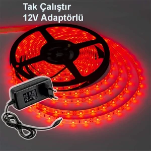 Şerit LED Adaptörlü Tak Çalıştır Mutfak Dolabı Ledi