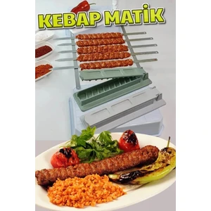 Saint Belisama Kebapmatik Adana Urfa Kebap Kalıbı Aparatı Pratik Hızlı Kebap Makinesi Kutusu