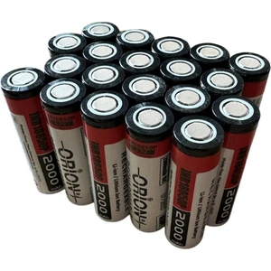 20 Adet 18650P 3.7V 2000MAH 15C Şarj Edilebilir Pil