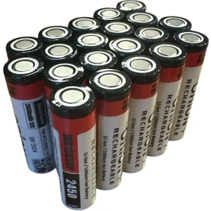 20 Adet 18650P 3.7V 2450 Mah 12C Li-Ion Pil