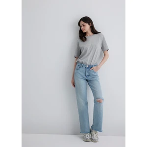 Barcelona Kolej Vintage Açık Mavi Jean Pantolon 101047-89198