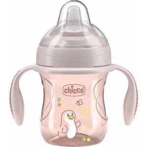 Yumuşak Uçlu Geçiş Bardağı 200 ml 4 Ay ve Üstü Kız Bebekler İçin