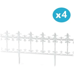 SY-5990 Klasik Plastik Bahçe Çiti 86X38 cm 4'lü Set