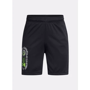 Under Armour Lastikli Bel Normal Siyah Erkek Çocuk Şort 1390017-001-UA Tech Summer Short