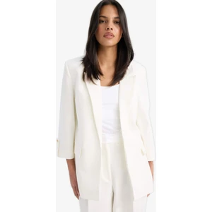 Regular Cepli Apoletli Blazer Ceket