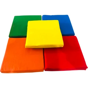 Kare Minder 40X40X5 cm Anaokulu Kreş Çocuk Minderi (5 Adet)