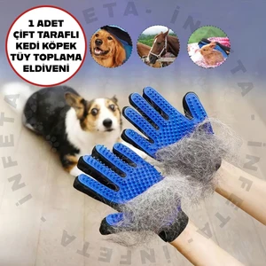 1 Adet Kedi Köpek Tüy Toplama Masaj ve Kaşıma Eldiveni Tüy Toplama Eldiveni