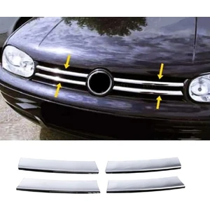My Tuning Vw Golf 4 Krom Ön Panjur 4 Parça P.çelik 1998-2004 Arası