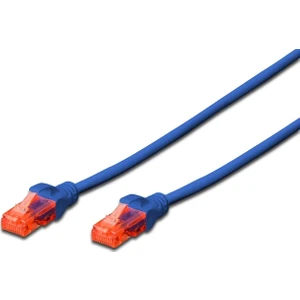 DIGITUS DK-1617-010/B LSZH CAT6 PATCH KABLO MAVİ 1 METRE