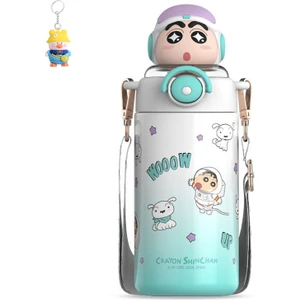 Runxi Life Hall Snoopy Stitch Çocuk Termos Bardağı Okul Özel Pipetli Su Bardağı 316 Bardak Erkek ve Kız Çocuklar (Yurt Dışından)