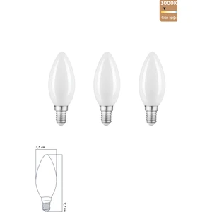 Rustik LED Ampul 6W 3000K E14 Gün Işığı ERD-237