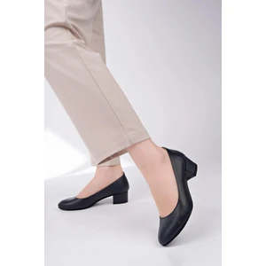 Hakiki Deri Kadın Topuklu Deri Ayakkabı TRC71-0105
