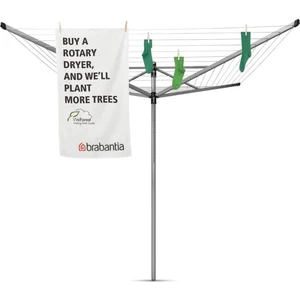 Grey Lıftomatıc 4 Kollu Döner Çamaşır Kurutma Askısı 50 M Bahçe Çamaşır Askısı