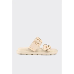 Bej Kadın Düz Terlik