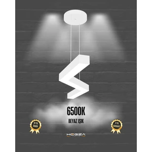 Hegza Lighting Gabbiano (Beyaz Kasa, Beyaz Işık) Ledli Modern Sarkıt LED Avize