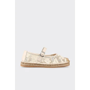 Ekru Kadın Espadril