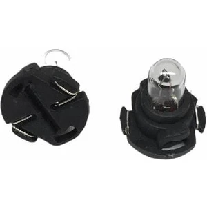 Premıum 12V Duylu Gösterge Ampulü Dipsiz 0.5 W (MF14) (Siyah Duy) Japon Tip