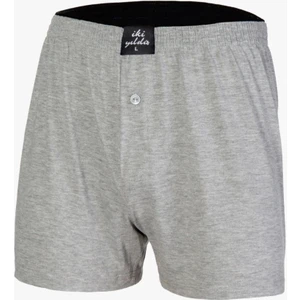 Erkek Siyah %100 Pamuk Penye Boxer