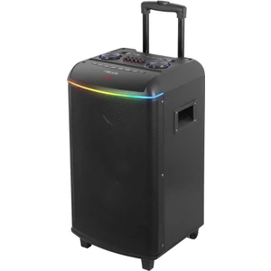 Md-90bt Boomer 80w 2 Adet Uhf Mikrofonlu Usb+Tf+Aux+ Bluetooth Destekli Siyah Profesyonel Ses Sistemi