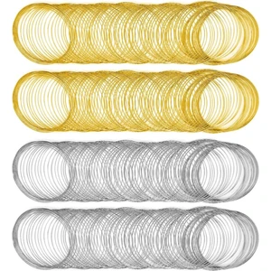 Hafıza Boncuk Teli Mücevher Teli Çelik Hafıza Teli 400 Ilmek 2 Renk (Yurt Dışından)