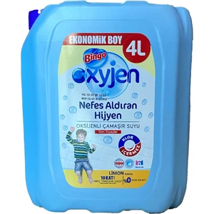 Oksijenli Çamaşır Suyu Limon Kokulu 4 l