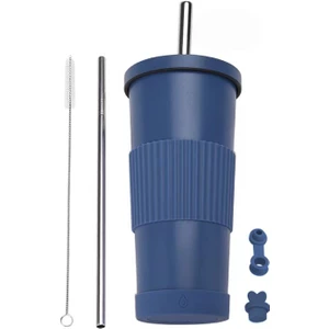 Paslanmaz Çelik Inci Süt Çay Bardağı/pipet Yalıtım Bardağı, DL068 (Yurt Dışından)