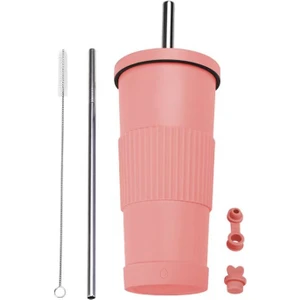 Paslanmaz Çelik Inci Süt Çay Bardağı/pipet Yalıtım Bardağı, DL068 (Yurt Dışından)